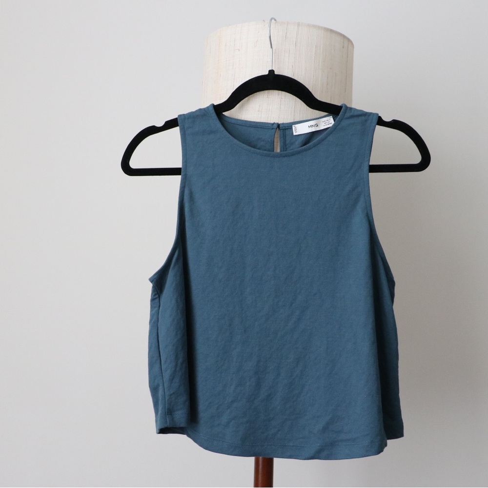 Mango blue Top